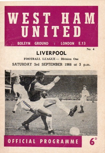Match programme
